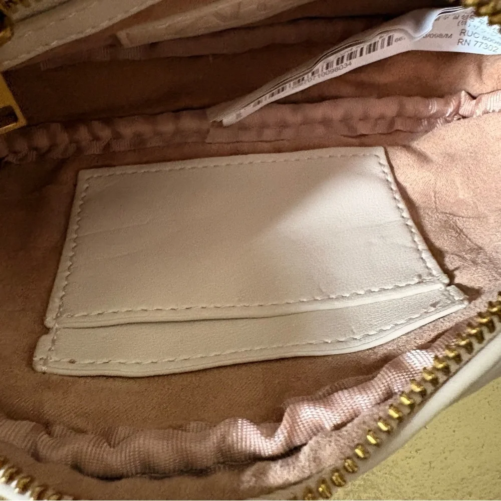 NWT Zara Quilted Cream Crossbody Shoulder Bag - Picture 6 of 11